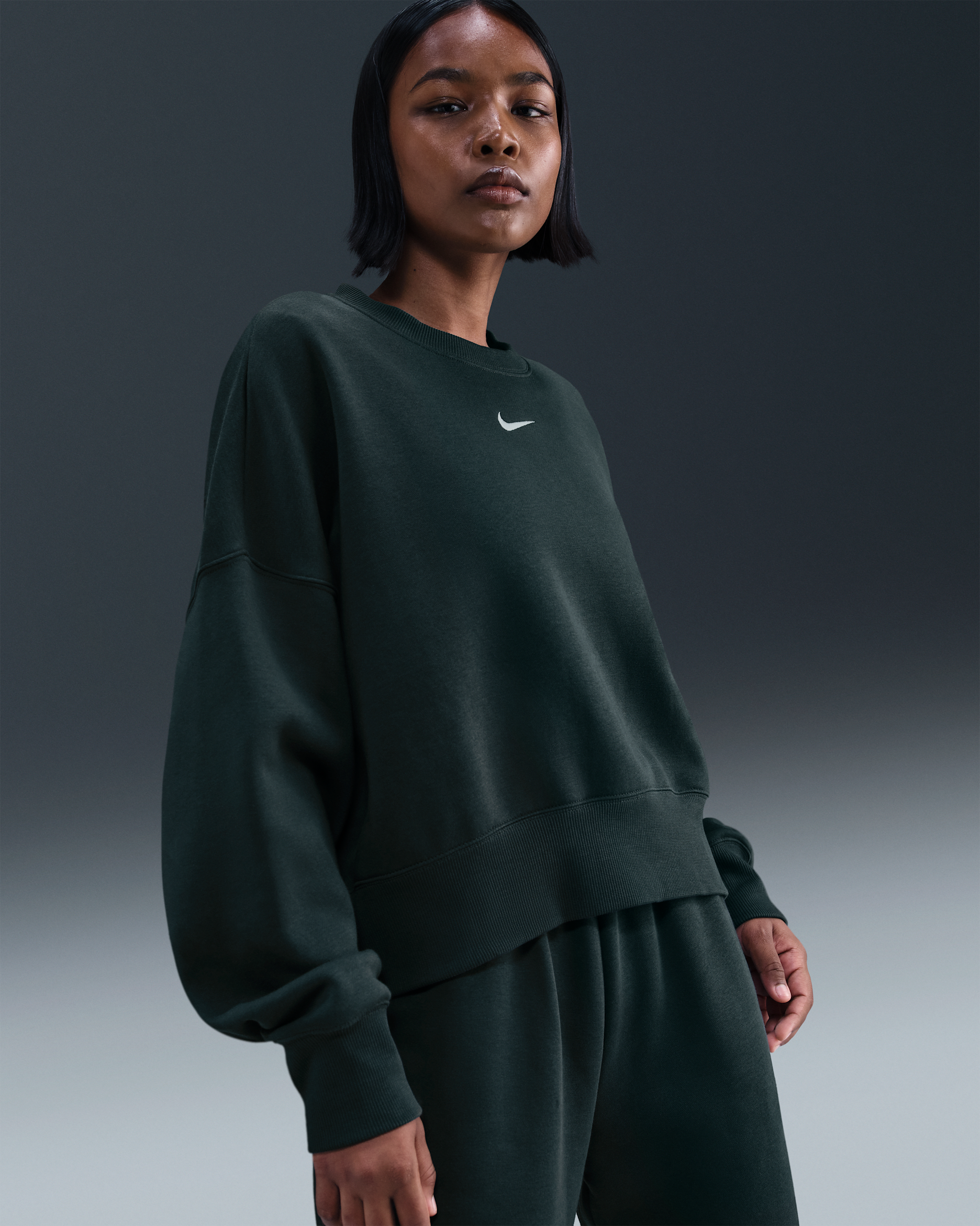 Nike Sportswear Phoenix Fleece Women's Over-Oversized Crew-Neck
